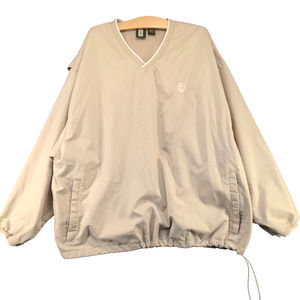 Hartwell Mens UPS Uniform Pullover Jacket Tan Size XL Embroidered Logo